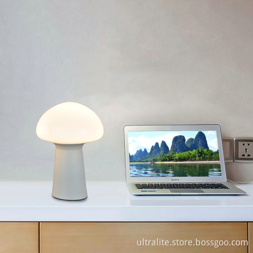 Decoration minimalist portable wireless mushroom led night light